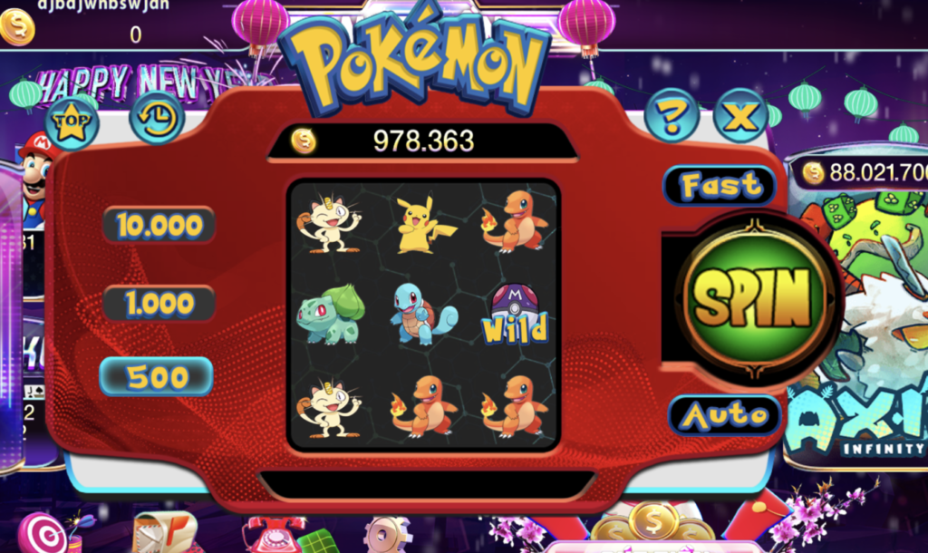 pokemon 789club 2 Hướng dẫn tân thủ phiên quay thưởng Pokemon chuẩn khi tai 789 club